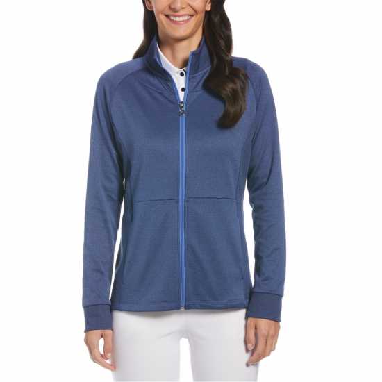 Callaway Дамско Яке Mid Layer Fleece Jacket Womens Настроена хизер Дрехи за голф