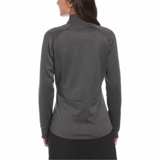 Callaway Дамско Яке Mid Layer Fleece Jacket Womens Кавиар Хизър Голф облекло