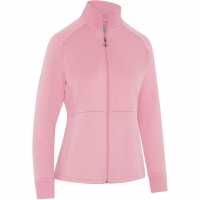 Callaway Дамско Яке Mid Layer Fleece Jacket Womens Pink Nectar Htr Дрехи за голф