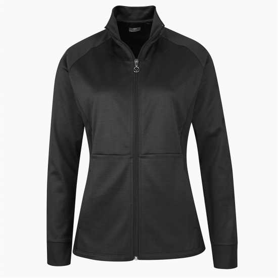 Callaway Дамско Яке Mid Layer Fleece Jacket Womens Caviar Голф облекло