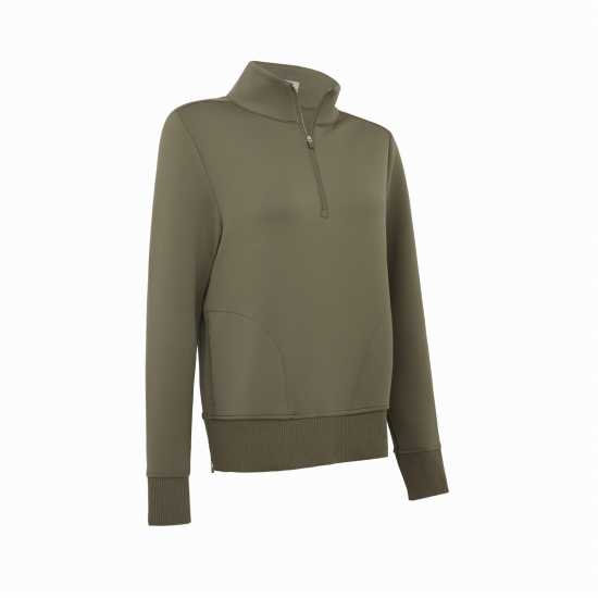 Callaway Ls Quarter Zip Ld99 Indust Green Дамски суичъри и блузи с качулки