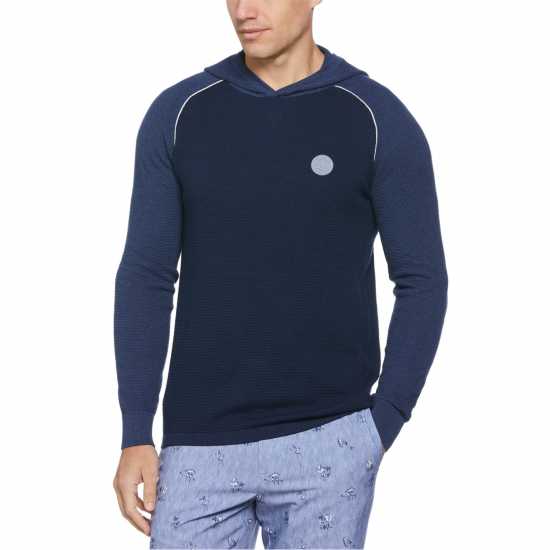 Original Penguin Golf Heritage Swt Sn99 Черна Ирис Бижу Мъжки пуловери и жилетки