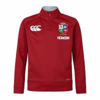 Полар Подрастващи Деца Canterbury British And Irish Lions 2024 Quarter Zip Fleece Juniors  British And Irish Lions