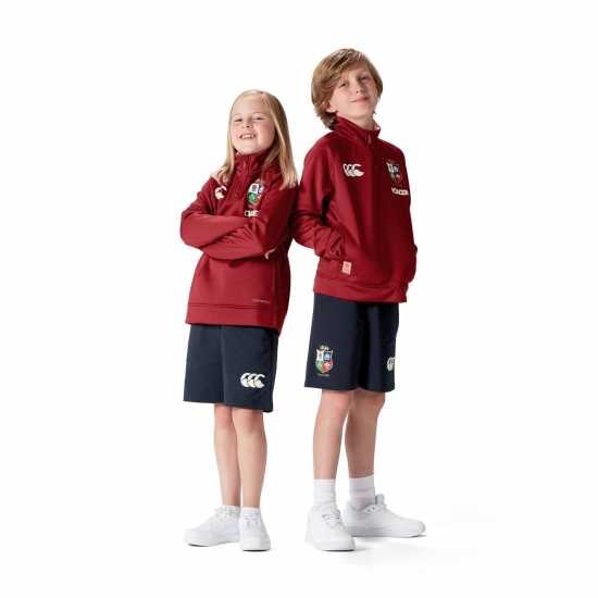 Полар Подрастващи Деца Canterbury British And Irish Lions 2024 Quarter Zip Fleece Juniors  British And Irish Lions