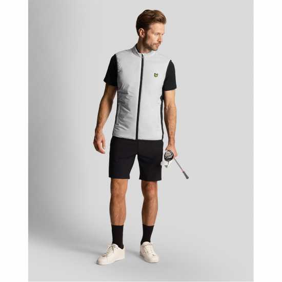 Lyle And Scott Голф Елече Lyle Golf Gilet Sn99 Камък 