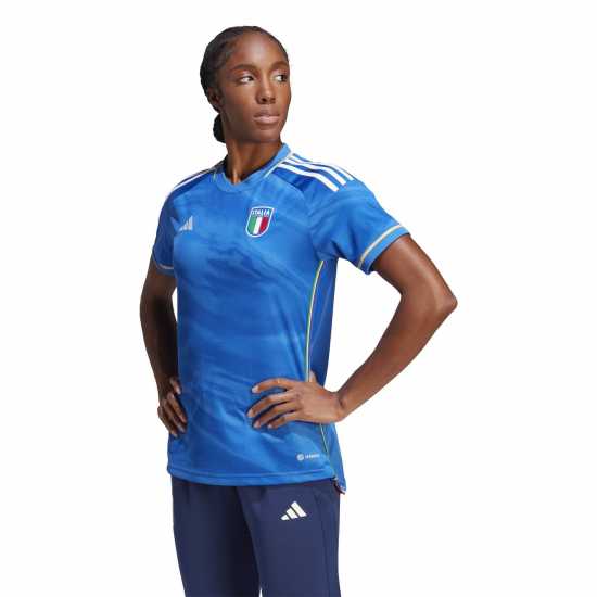 Adidas Домакинска Футболна Фланелка Italy Home Shirt 2023 Womens  Дамско облекло плюс размер