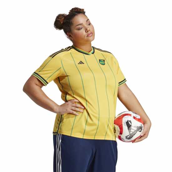 Adidas Jamaica Home Football Shirt 2023 Womens  Дамско облекло плюс размер