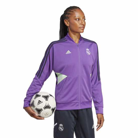 Adidas Спортно Горнище Real Madrid Condivo 22 Training Track Top Womens Tracksuit  Футболни тренировъчни якета