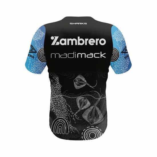 Мъжка Риза Classic Sportswear Cronulla Sharks 2024 Indigenous Training T-Shirt Mens  Мъжко облекло за едри хора