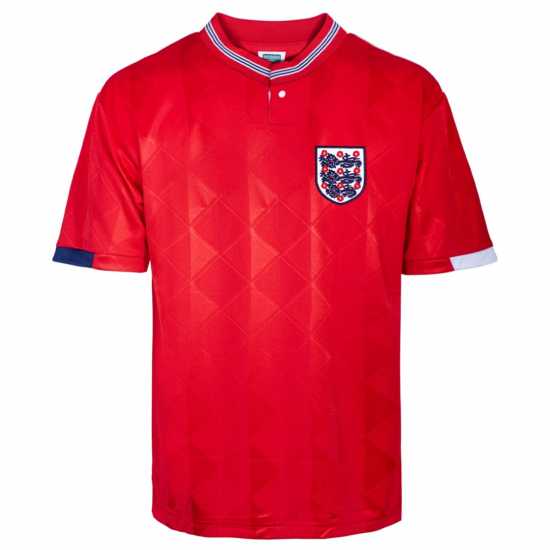 Score Draw England Away Shirt 1989 Adults  Мъжко облекло за едри хора