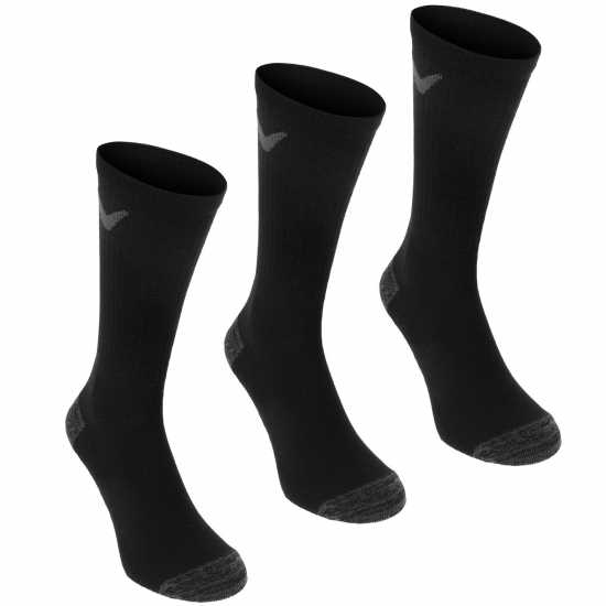 Callaway Opti Dri 3 Pack Golf Socks Черно Мъжки чорапи