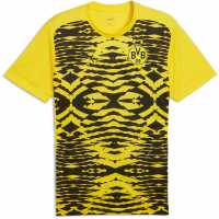 Puma Borussia Dortmund Pre Match Shirt 2024 2025 Adults  Мъжко облекло за едри хора