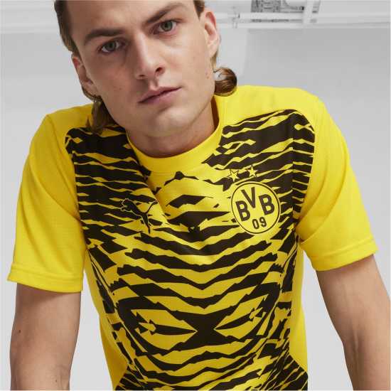 Puma Borussia Dortmund Pre Match Shirt 2024 2025 Adults  Мъжко облекло за едри хора