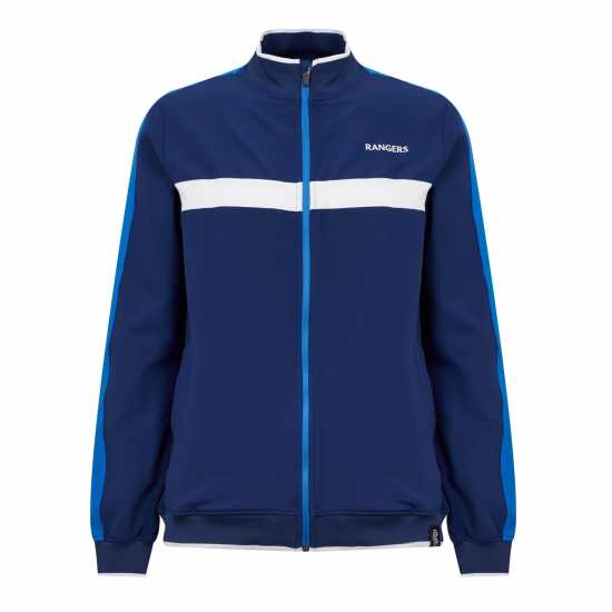 Castore Rangers Tracksuit Jacket Adults Морска синьо Футболни тренировъчни якета