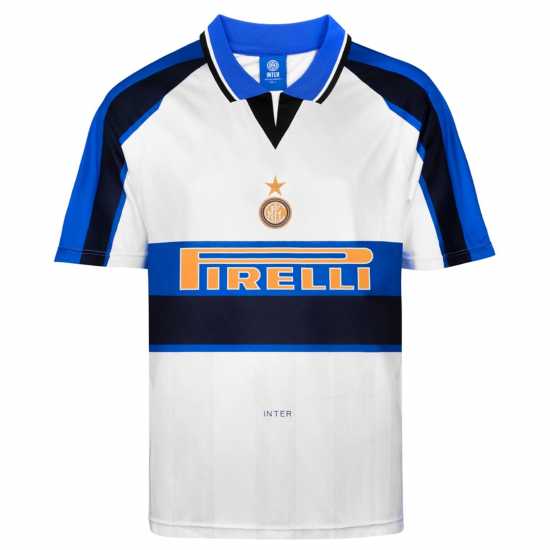 Score Draw Internazionale Retro Away Shirt 1996 1997 Adults  Футболни тренировъчни горнища