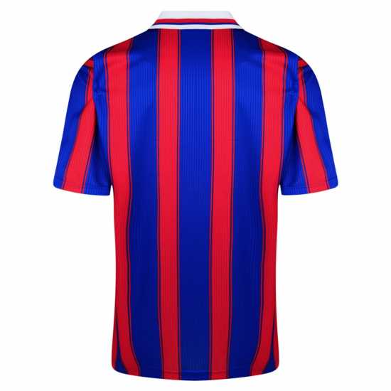 Домакинска Футболна Фланелка Score Draw Crystal Palace Home Shirt 1997 1998 Adults  Футболни тренировъчни горнища