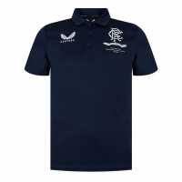 Блуза С Яка Castore Rangers 150Th Anniversary Polo Shirt Adults  Мъжко облекло за едри хора