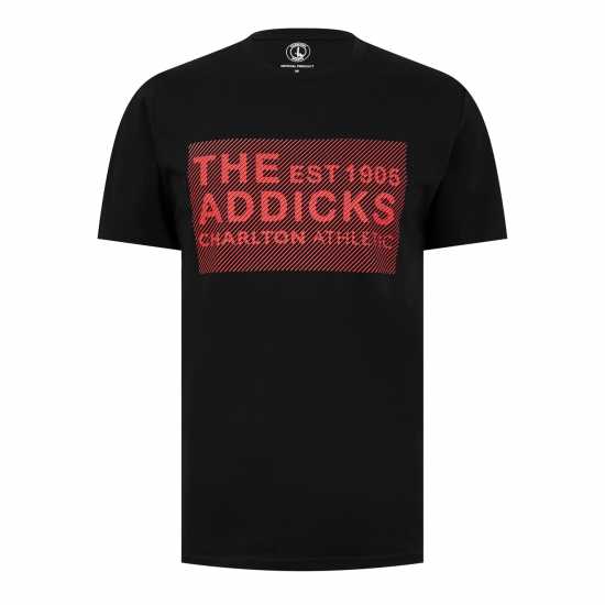 Castore Charlton Athletic Graphic T-Shirt Adults  Мъжки ризи