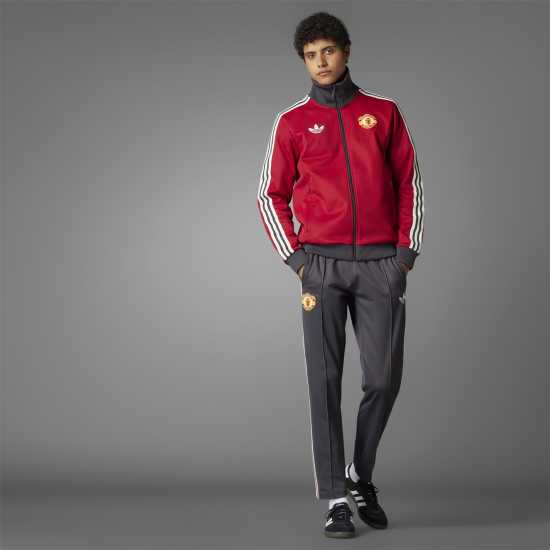 Спортно Горнище Adidas Originals Manchester United Beckenbauer Track Top Adults  Футболни екипи за бягане