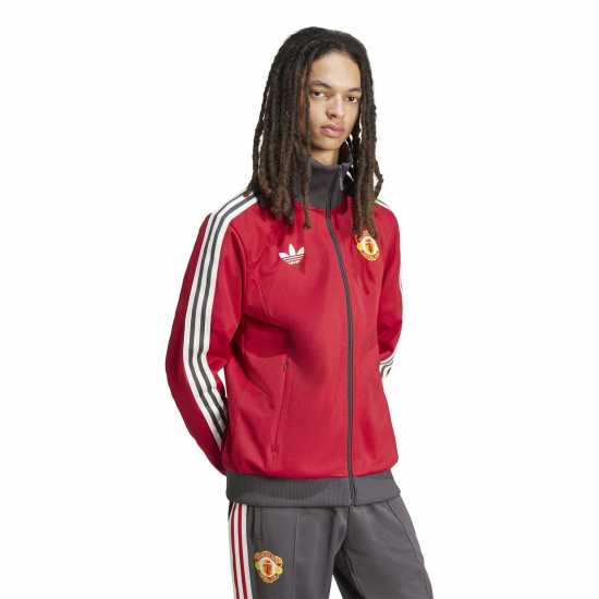 Спортно Горнище Adidas Originals Manchester United Beckenbauer Track Top Adults  Футболни екипи за бягане