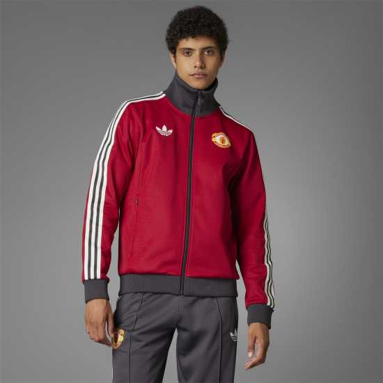 Спортно Горнище Adidas Originals Manchester United Beckenbauer Track Top Adults  Футболни екипи за бягане