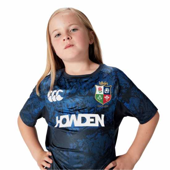 Детска Спортна Тениска Canterbury British And Irish Lions 2024 Training Top Juniors  British And Irish Lions