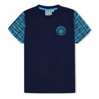 Source Lab Manchester City Graphic T-Shirt Juniors  