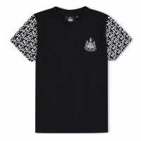 Source Lab Newcastle United Graphic T-Shirt Juniors  