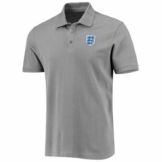 Fa Блуза С Яка England Small Crest Polo Shirt Adults Спортен сив Мъжки тениски с яка