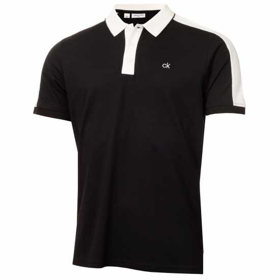 Calvin Klein Golf G Drytc Polo Sn99 Черно/Бяло Мъжко облекло за едри хора