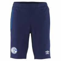 Umbro Schalke Fleece Shorts 2021 2022 Adults  Мъжки къси панталони