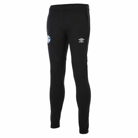 Umbro Schalke 04 Presentation Tracksuit Bottoms 2020 2021 Adults  Мъжки долнища за бягане