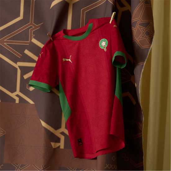 Puma Домакинска Футболна Фланелка Morocco Home Shirt 2025 Juniors  