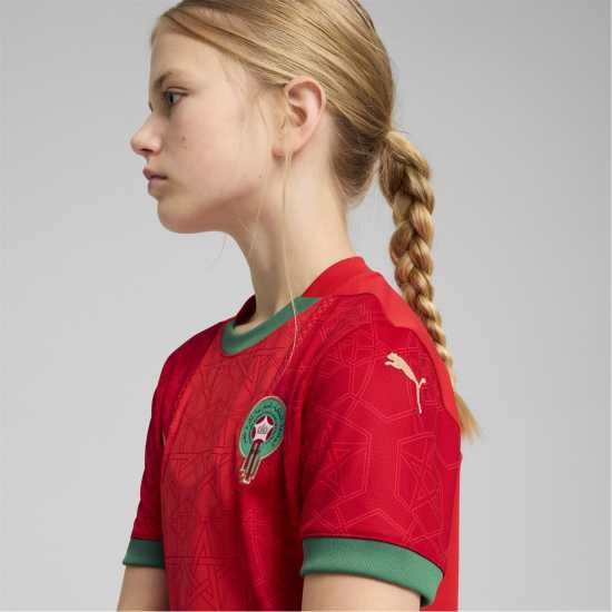 Puma Домакинска Футболна Фланелка Morocco Home Shirt 2025 Juniors  