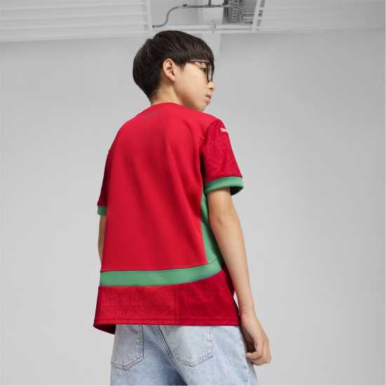 Puma Домакинска Футболна Фланелка Morocco Home Shirt 2025 Juniors  