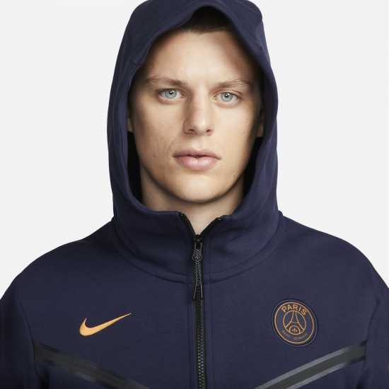 Nike Paris Saint-Germain Tech Fleece Windrunner Men'S Full-Zip Hoodie Tracksuit Top Mens  Футболни тренировъчни якета