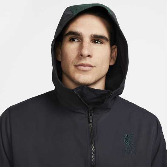 Nike Liverpool Fc Men'S Soccer Unlined Hooded Anorak Jacket Mens  Мъжки грейки