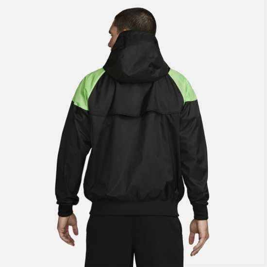 Nike Мъжки Анорак Lfc Mnsw Spe Wvnlndwr Hd Jkt Anorak Mens Черно/Зелено Мъжки грейки