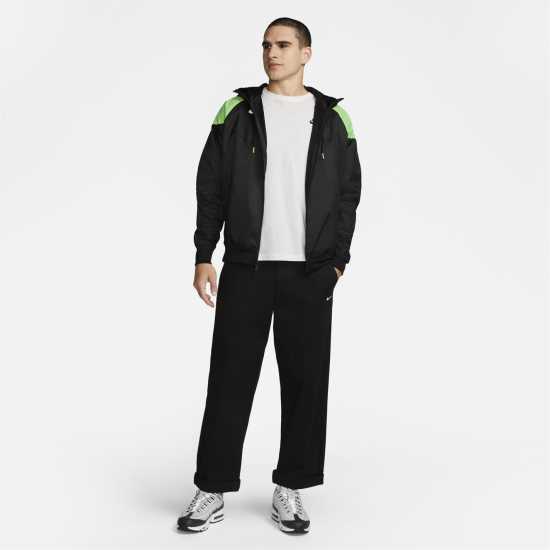 Nike Мъжки Анорак Lfc Mnsw Spe Wvnlndwr Hd Jkt Anorak Mens Черно/Зелено Мъжки грейки