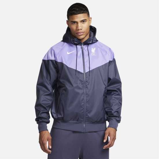 Nike Мъжки Анорак Lfc Mnsw Spe Wvnlndwr Hd Jkt Anorak Mens Космическо лилаво Мъжки грейки