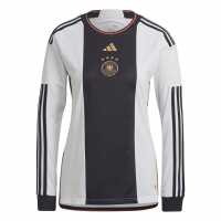 Adidas Риза С Дълъг Ръкав Germany Home Long Sleeve Shirt 2022 Womens  