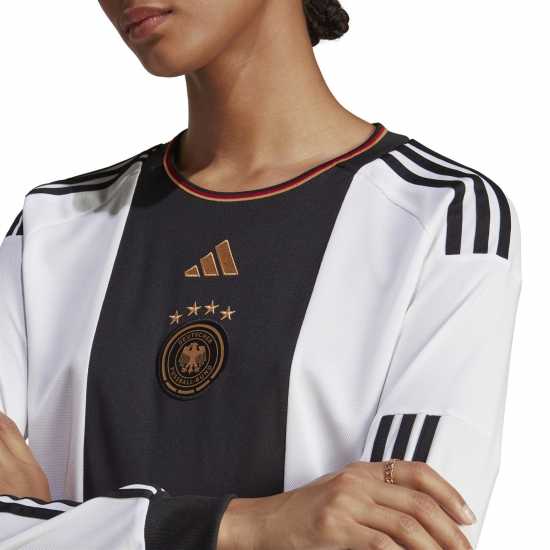 Adidas Риза С Дълъг Ръкав Germany Home Long Sleeve Shirt 2022 Womens  