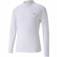 Puma Външен Слой Мъже Baselayer Top Mens Ярко бяло Мъжки долни дрехи