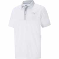 Puma Мъжка Блуза С Яка Gamer Polo Shirt Mens Ярко бяло Шапки за голф и козирки