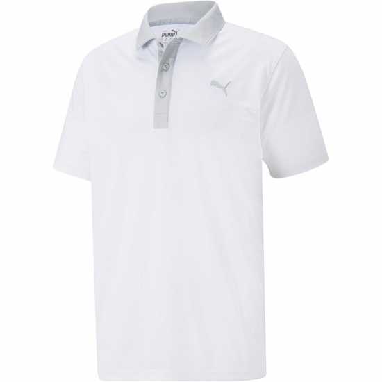 Puma Мъжка Блуза С Яка Gamer Polo Shirt Mens Ярко бяло Шапки за голф и козирки