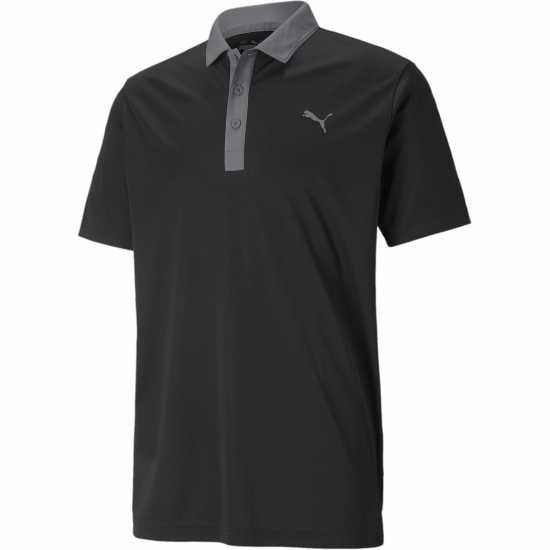 Puma Мъжка Блуза С Яка Gamer Polo Shirt Mens Черно Шапки за голф и козирки