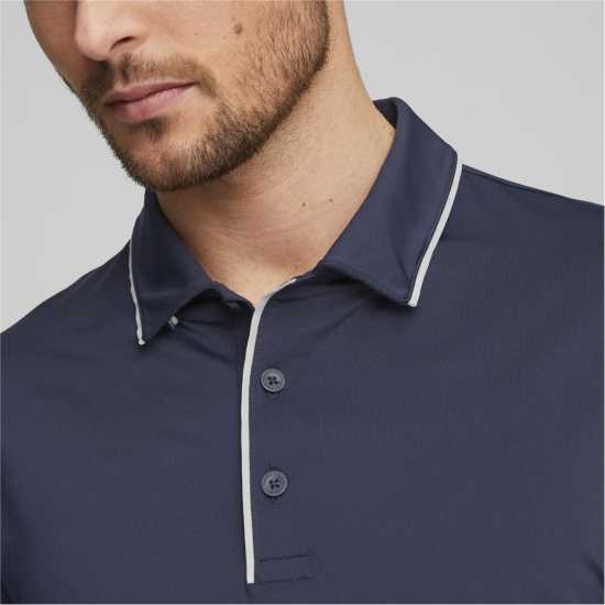 Puma Мъжка Блуза С Яка Mattr Bridges Polo Shirt Mens Морско синьо/Черно Мъжки тениски с яка