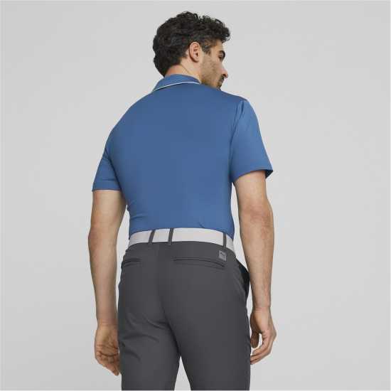 Puma Мъжка Блуза С Яка Mattr Bridges Polo Shirt Mens Езерен синьо Шапки за голф и козирки