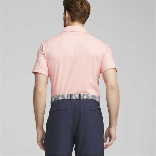 Puma Мъжка Блуза С Яка Cloudspun Primary Polo Shirt Mens Фламинго Пин Шапки за голф и козирки