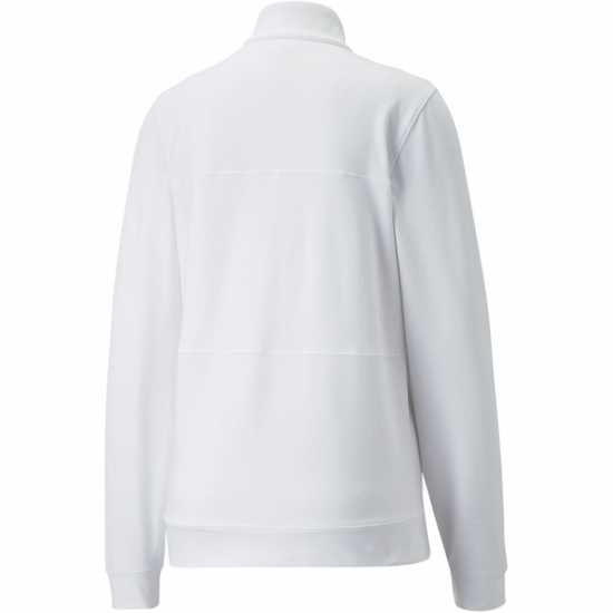 Puma Пуловер С Цип W Cloudspun Rockaway Quarter Zip Jumper Womens Bright White Дамски пуловери и жилетки